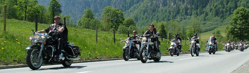 Tolle Motorrad Events in Deutschland, Österreich und Südtirol, Motorradhotels direkt buchen