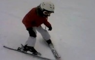 Skifahren mit Kinder, Skifahren lernen, Sonnenskilauf